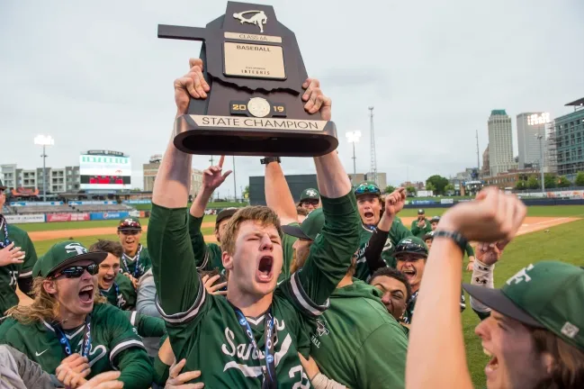 2019 Santa Fe state championship celebration